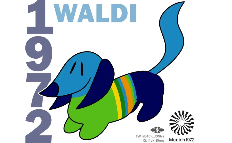 Waldi fue el primer animal de Juegos Olímpicos