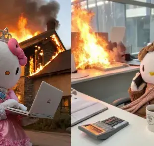 Los memes de Hello Kitty fueron creados por inteligencia artificial.