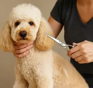 El corte puppy es ideal para los French, por ejemplo. Imagen creada por ChatGPT.